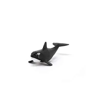 Schleich Wild Life, Ocean and Marine Life Toy Animals for Kids, Baby Orca Whale Toy Figurine, Ages 3...
