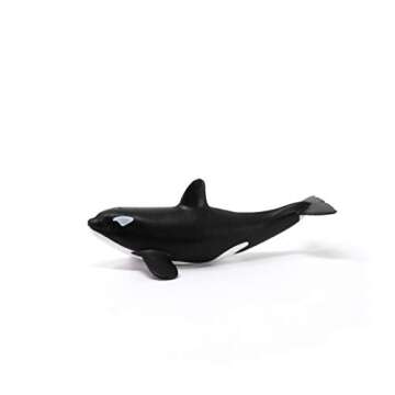Schleich Wild Life, Ocean and Marine Life Toy Animals for Kids, Baby Orca Whale Toy Figurine, Ages 3+