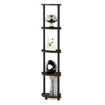 Stylish Furinno 5 Tier Corner Display Rack for Any Space
