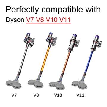 Garbage fighter Electric Mop Head Attachment Compatible with Dyson V7 V8 V11 V10 Models, Vacuum Cleaner Head, Mop Cleaner Head, Hardwood Floor Attachment