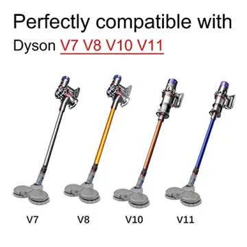 Garbage fighter Electric Mop Head Attachment Compatible with Dyson V7 V8 V11 V10 Models, Vacuum Cleaner Head, Mop Cleaner Head, Hardwood Floor Attachment