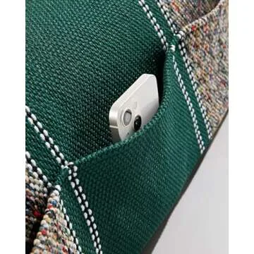 West Coast Auto Car Seat Covers, Baja Saddle Blanket Car Accessories, Universal Fits Ford, Chevrolet, Dodge, Bench Seats, and Full Size Pickup Trucks (Green)