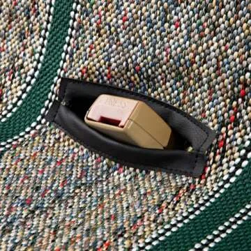 West Coast Auto Car Seat Covers, Baja Saddle Blanket Car Accessories, Universal Fits Ford, Chevrolet, Dodge, Bench Seats, and Full Size Pickup Trucks (Green)