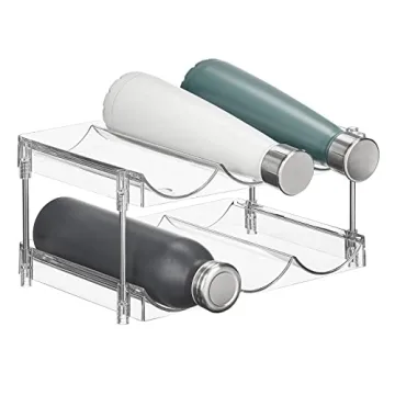 Nate Home 6-Bottle Water and Wine Organizer for Kitchen