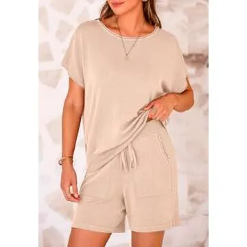 PRETTYGARDEN 2 Piece Summer Lounge Set for Women