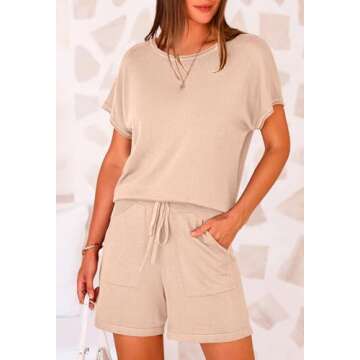 PRETTYGARDEN 2 Piece Summer Lounge Set for Women