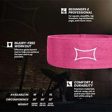 Mark Bell Sling Shot Hip Circle Resistance Bands for Fitness