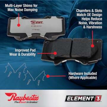 Raybestos Element3 EHT Brake Pad for Toyota Lexus Models