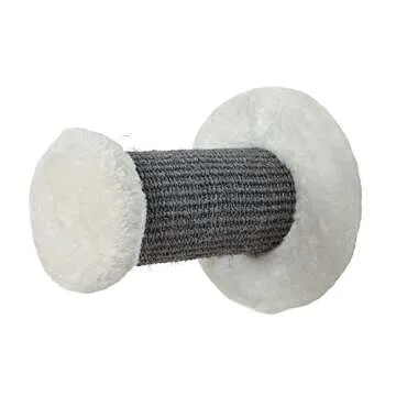 TRIXIE Wall Mounted Cat Lounge Set, Hammock and Condo with Two Steps, Cat Furniture, Scratching Post, Gray