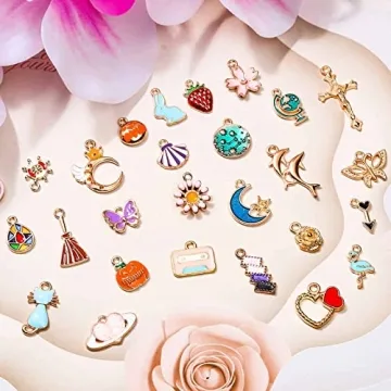 400 Assorted Charms for Jewelry Making Set Online