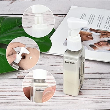 Bpluma TSA Approved Leak-Proof Travel Bottles Set Compact