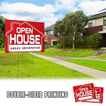 Top Open House Signs Set for Real Estate Success