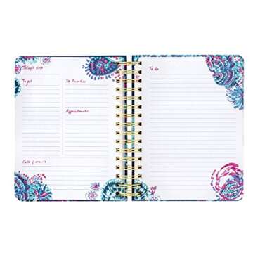 Lilly Pulitzer Women's Hardcover Undated To Do Planner, 6.5" x 8.5" (Gypsea Girl)