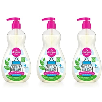 Dapple Baby Bottle Soap - Gentle, Safe, and Effective Cleaner