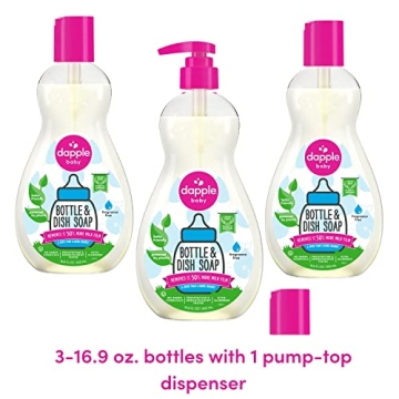 Dapple Baby Bottle Soap - Gentle, Safe, and Effective Cleaner