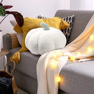 Queekay 2 Pcs Pumpkin Pillow Set for Home Decoration