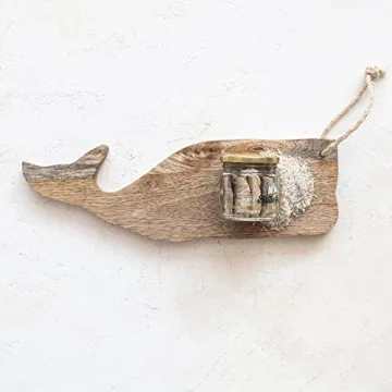 Creative Co-Op Whale Shaped Serving Board for Entertaining