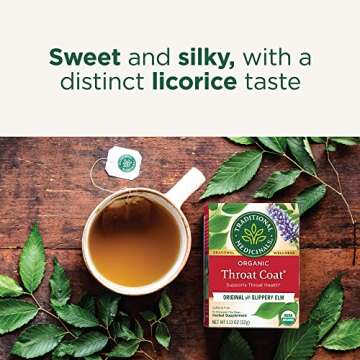 Traditional Medicinals Organic Throat Coat Tea for Health