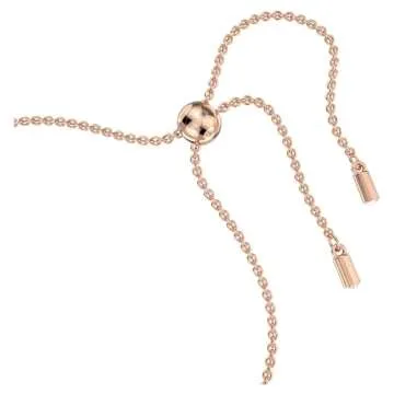 Swarovski Imber Emily Bracelet, Round Pink Crystals on Rose Gold-Tone Finished Band, Part of the Swarovski Imber Emily Collection