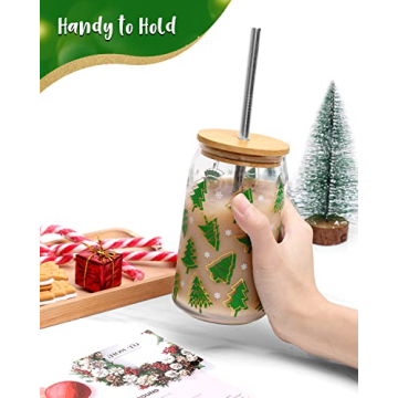 Nefelibata Christmas Cup with Bamboo Lid & Straw