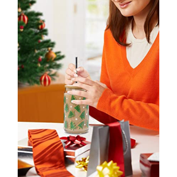 Nefelibata Christmas Cup with Bamboo Lid & Straw