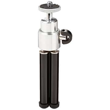 Amazon Basics Lightweight Mini Tripod, Black