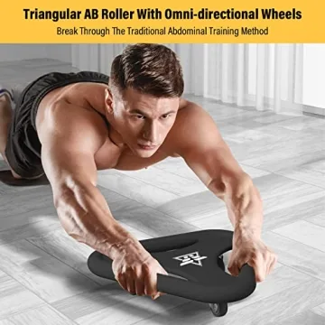 Suertree Ab Roller Wheel with Knee Mat for Core Training