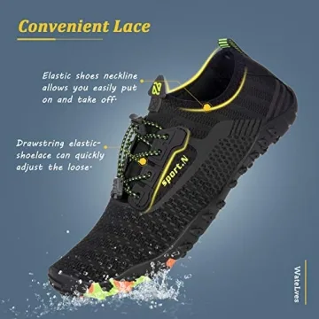 WateLves Quick-Dry Water Shoes for Beach and Swim