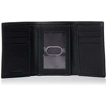 Timberland Men's Leather Trifold Wallet - Durable and Stylish