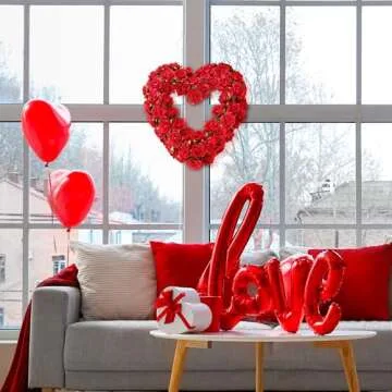 Heart Wire Wreath Frame for Valentine's Day & Weddings