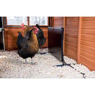 Producer's Pride Brooder and Coop Heater - 18.9" x 12" x 1.26" - Stand Vertically, Horizontally, Or Hang - Dual Position Switch - Won't Overheat Built in Thermostat