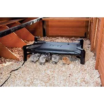 Producer's Pride Brooder and Coop Heater - 18.9" x 12" x 1.26" - Stand Vertically, Horizontally, Or Hang - Dual Position Switch - Won't Overheat Built in Thermostat