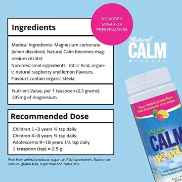 Natural Vitality Kids Calm Magnesium Citrate Powder 113 GR