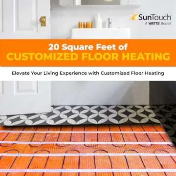 SunTouch Electric Floor Heating Mat - Customizable & Easy Install