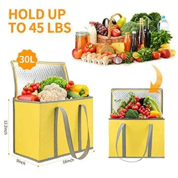 Licode Insulated Shopping Bags - Durable & Eco-Friendly