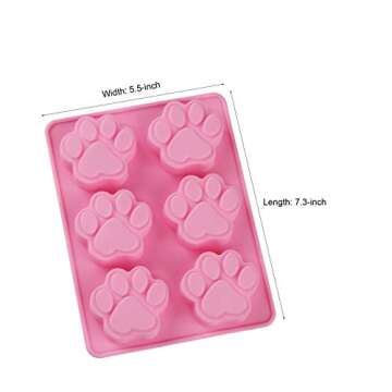 WARMBUY Silicone Molds for Dog Treats - 2 Pack