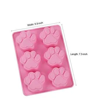 WARMBUY Silicone Molds for Dog Treats - 2 Pack