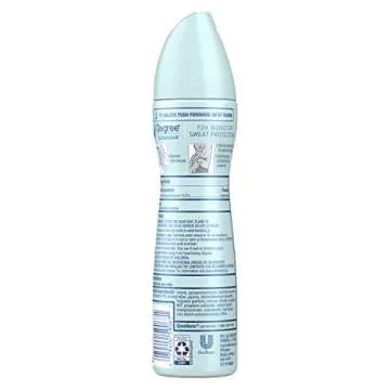 Degree Ultra Clear Antiperspirant Deodorant Dry Spray Anti White Marks and Yellow Stains Black+White...