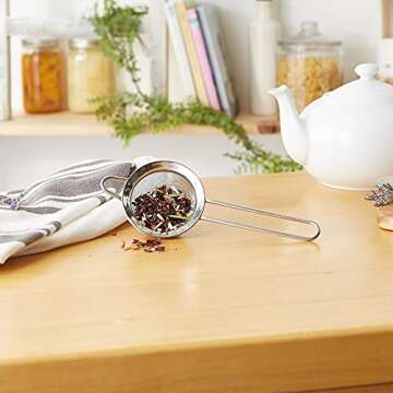 RSVP International Stainless Steel Fine Mesh Sieve 3-Inch