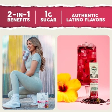 Salud Hydration & Immunity Packets Hibiscus Flavor
