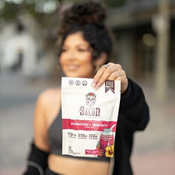 Salud Hydration & Immunity Packets Hibiscus Flavor