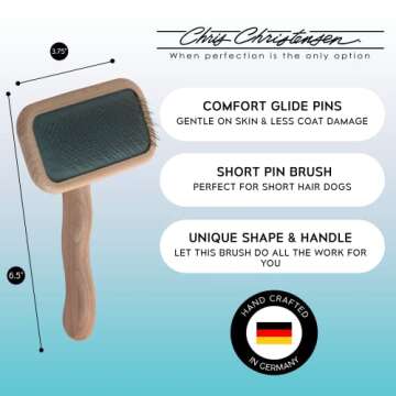 Chris Christensen Mark II Slicker Brush for Stress-Free Grooming