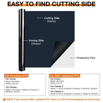 HTVRONT Heat Transfer Vinyl Rolls for Easy Custom Designs