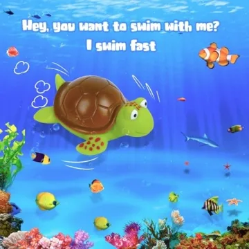 XY-WQ Floating Turtle Pool Thermometer for Accurate Temp Reading