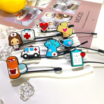 Nurse Doctor Straw Covers - Fun, Safe, and Reusable Gift