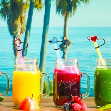 Nurse Doctor Straw Covers - Fun, Safe, and Reusable Gift