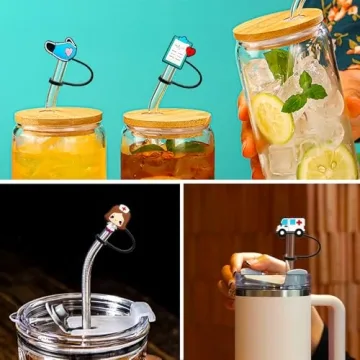 Nurse Doctor Straw Covers - Fun, Safe, and Reusable Gift