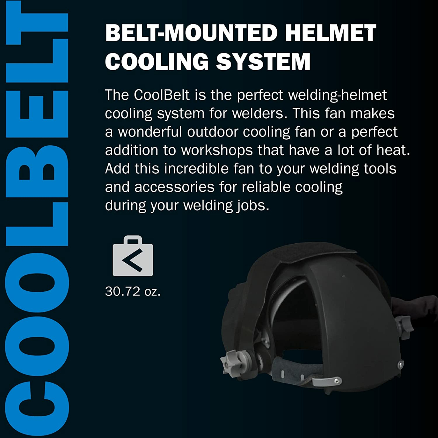 Welding Helmet Cooling System - CoolBelt