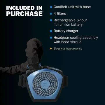 Welding Helmet Cooling System - CoolBelt