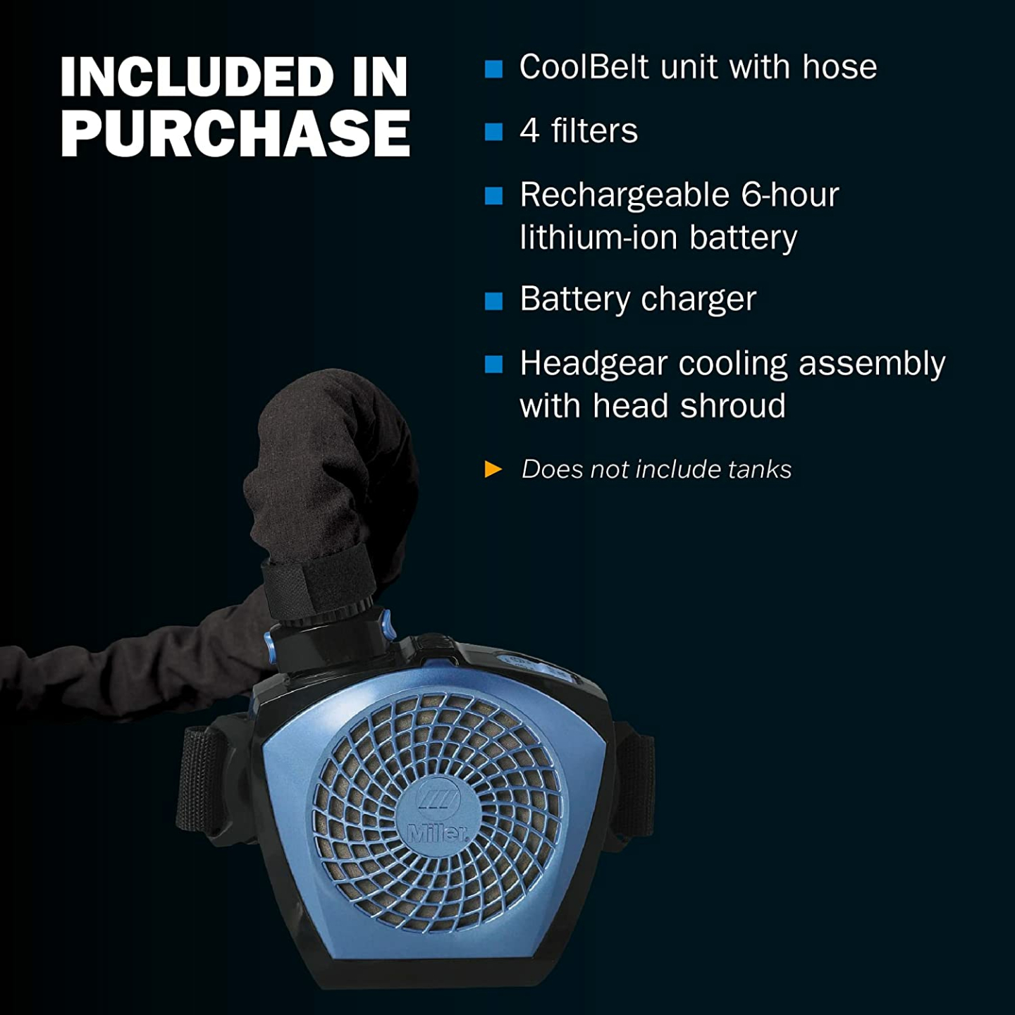 Welding Helmet Cooling System - CoolBelt